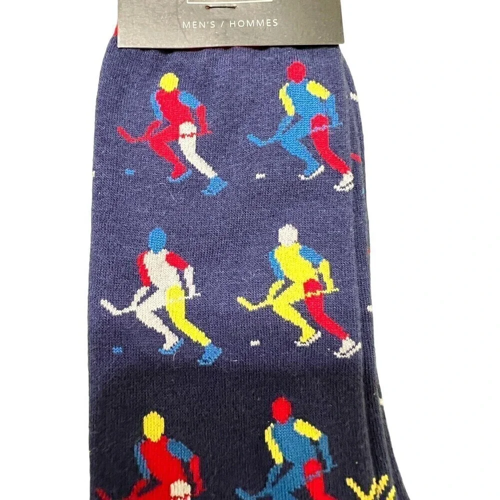Men's Yo Sox Size 7-12 Navy Ice Hockey Player New with Tags